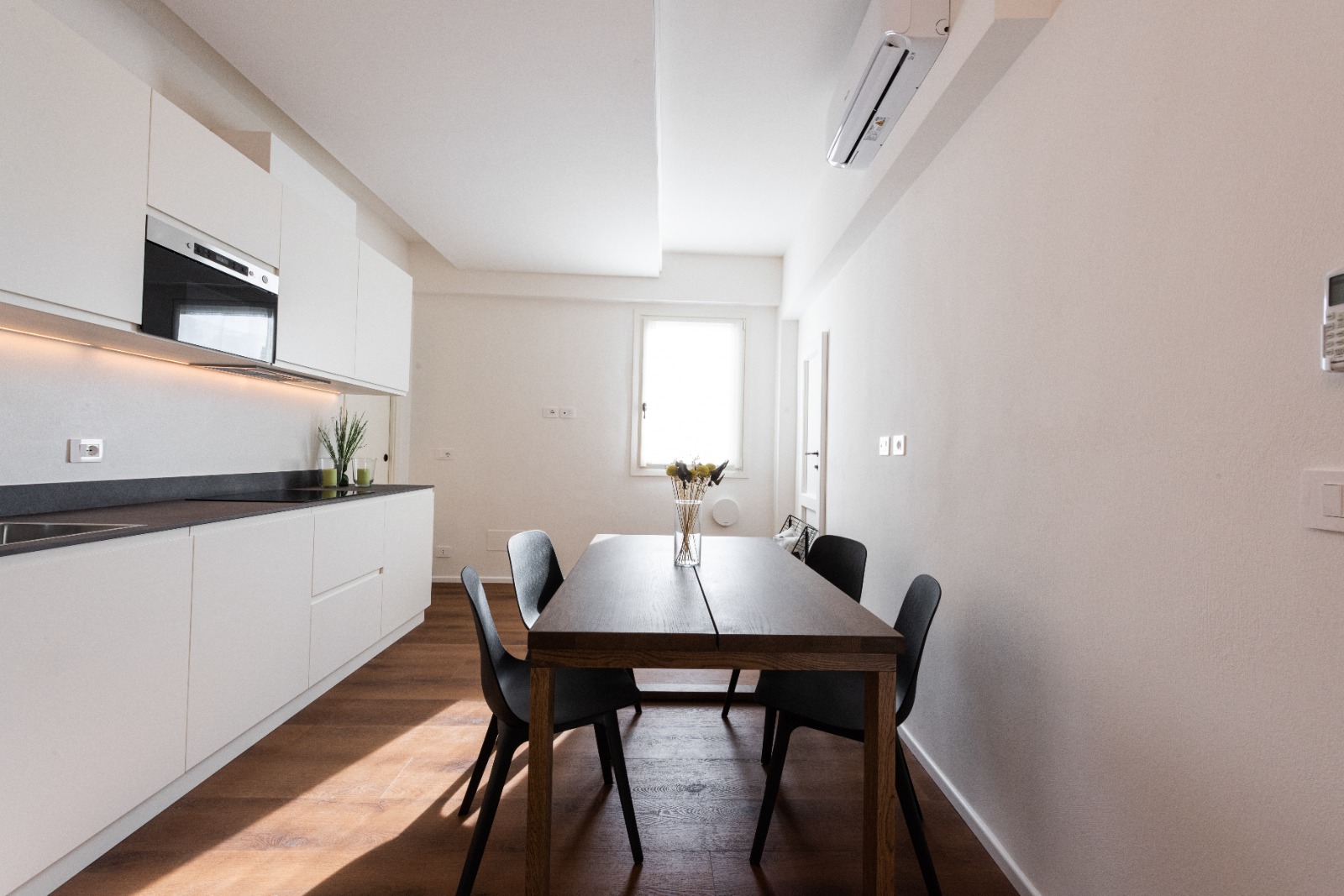 Kitchen and dining area